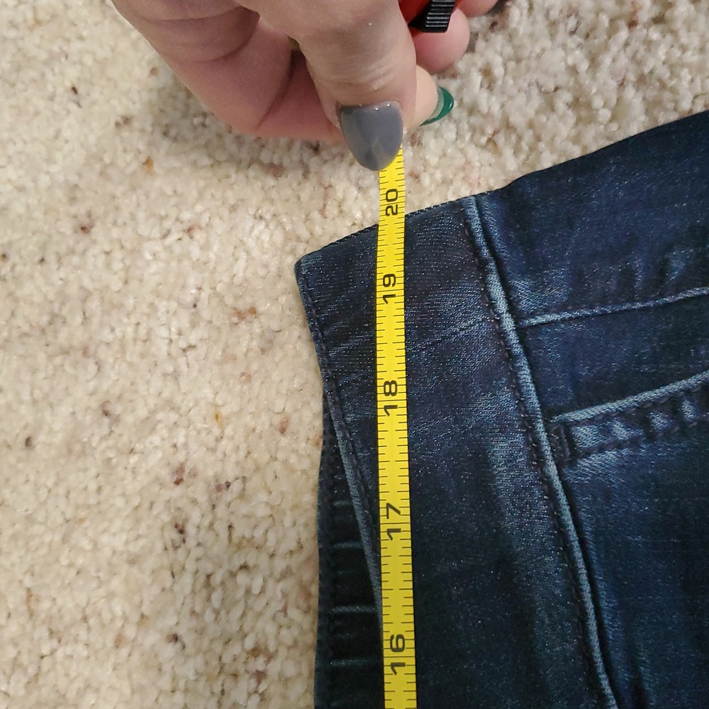 Women's Denim-Style Drawstring Shorts - Picture 5 of 9